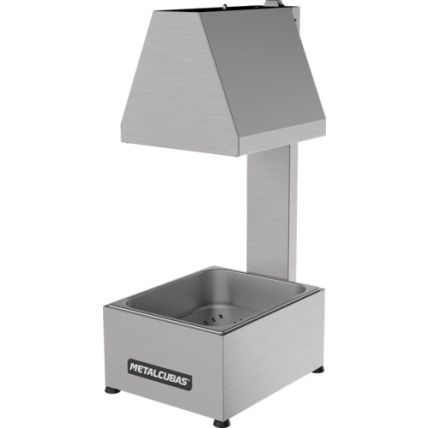 Conservador de Fritura Elétrico 1 Cuba Pequena MCF-01CP Metalcubas