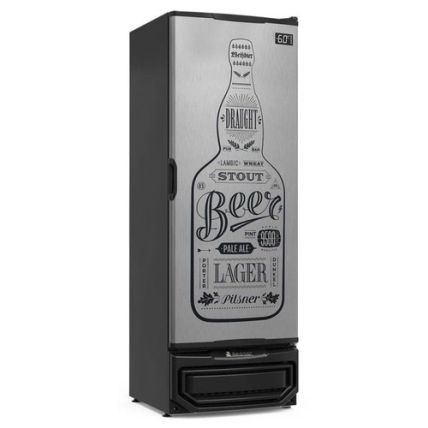 Cervejeira Porta Cega Inox 410 Litros GRBA-400 GW TI Gelopar