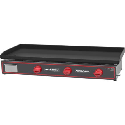 Chapa Bifeteira Compact A Gás CBG-1000C Metalcubas