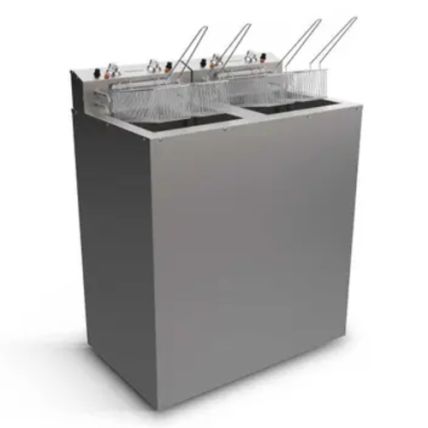 Super Fritador Elétrico Gabinete Duplo Água e Óleo Power 8000W 23 Litros SFAO5DP Venâncio