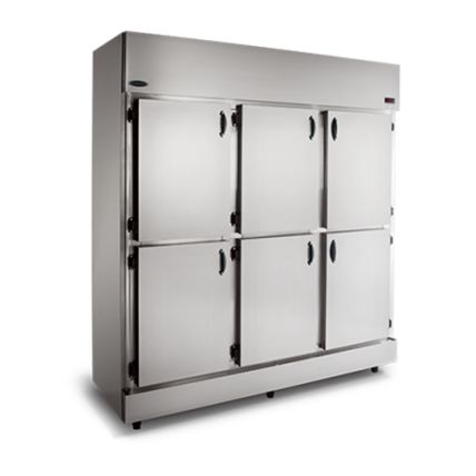 Refrigerador Comercial 6 Portas Inox RC-6 Conservex