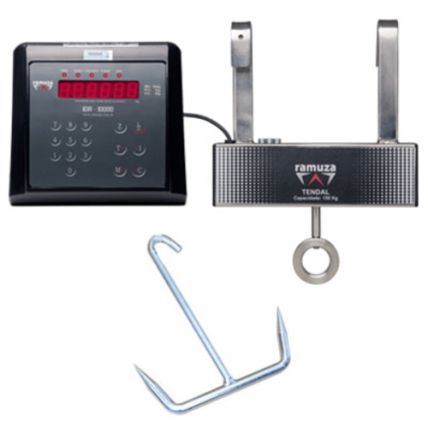 Balança Tendal Com Bateria 150 Kg DTB Total Inox Cód.2092 Ramuza