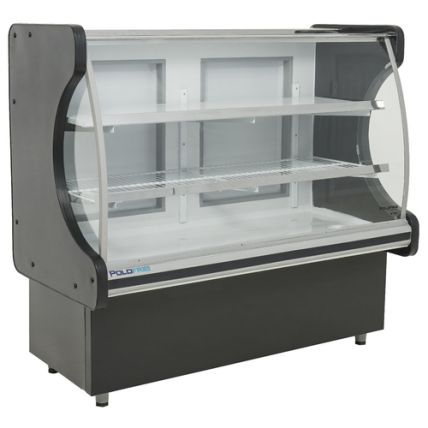 Balcão Refrigerado Classic 1m Vidro Frontal Curvo Polofrio
