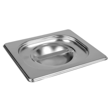 Tampa para Cuba Gastronômica 1/6GN Aço Inox Compre Conosco