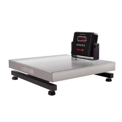 Balança Plataforma 300kg Plus Inox Com Bateria K-300IB Balmak