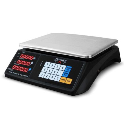 Balança Computadora LED TOUCH Com Bateria 35 Kg Cód.1118 Ramuza