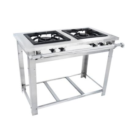 Fogão Industrial Inox A Gás 2 Bocas MI2 Venâncio