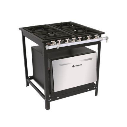 Fogão Extra 4 Queimadores Com Forno E4 Venâncio