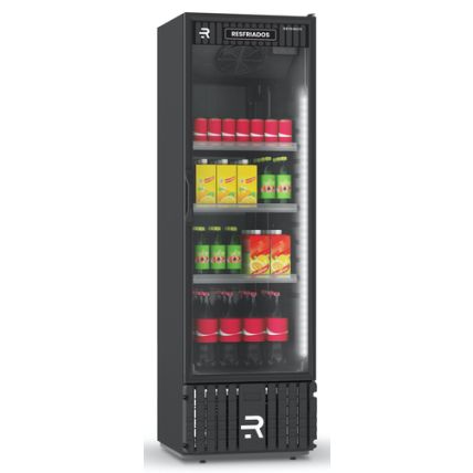 Visa Cooler Multiuso para Resfriados 400 Litros VCM400PV Black Refrimate