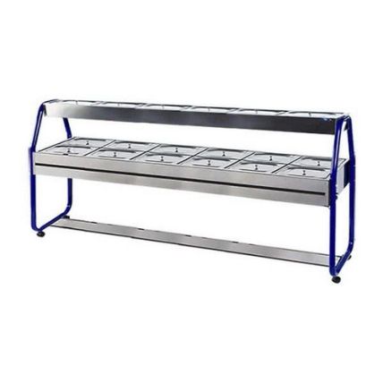 Self Service Cheff Duplo 209,5Cm 12 Cubas Quentes Ibet