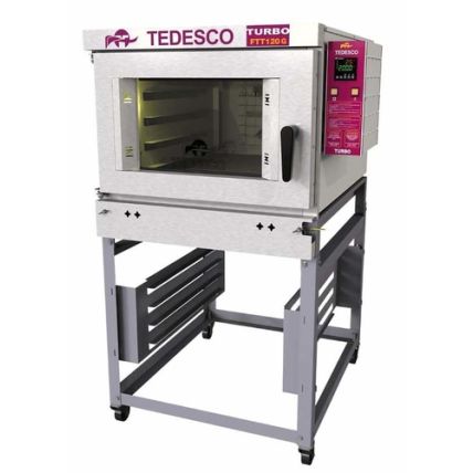 Forno Turbo a Gás FTT-120G 4 esteiras Tedesco