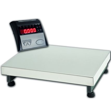 Balança Industrial 150kg Plataforma Aço Carbono Modelo DP Cód.2168 Ramuza
