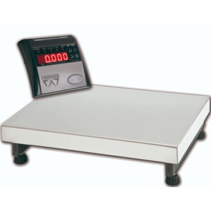 Balança Industrial 300kg/100g Com Bateria Plataforma Aço Carbono Modelo DPB 300 Cód. 2165 Ramuza