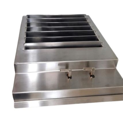 Bifeteira Prime de Sobrepor a Gás 360 em Inox 304 com Queimador Duplo Guindani