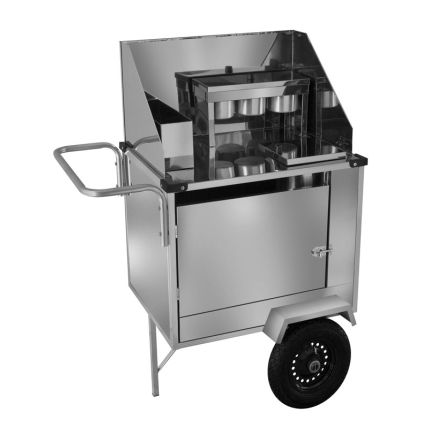 Carrinho De Hot Dog Simples Com Rodas Pneumáticas Cefaz