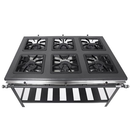 Fogão Industrial Linha Extra 6 Bocas 206 Metal Brey