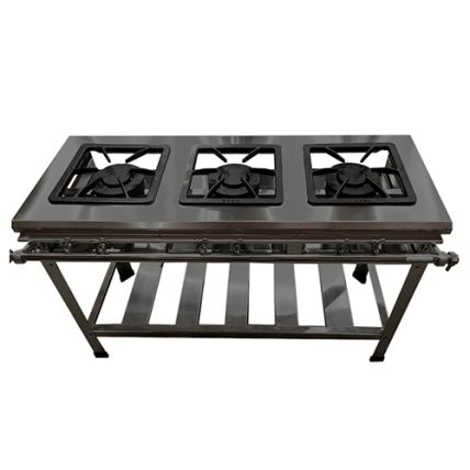 Fogão Industrial Linha Extra 3 Bocas 203 Metal Brey