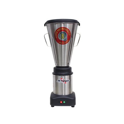 Liquidificador Comercial Inox Baixa Rotação Com Copo Monobloco Inox 8 Litros LS-08MB-N Skymsen