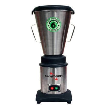 Liquidificador Comercial Inox Com Copo Monobloco Inox 6 Litros LC6 Skymsen