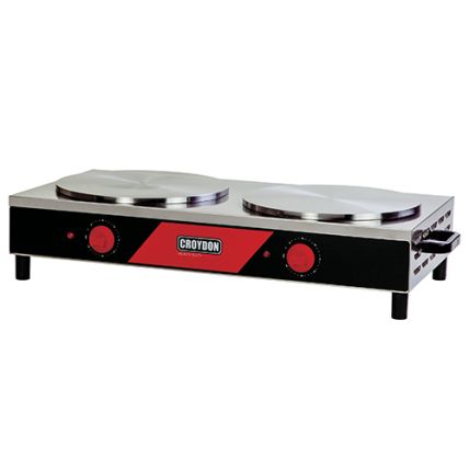 Máquina de Crepe Francês / Panquequeira Dupla Elétrica MPED Croydon