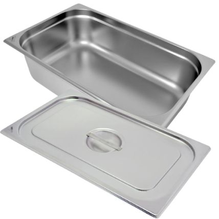 Kit Cuba e Tampa Gastronômica Buffet 1/1GN Profundidade 150mm Compre Conosco
