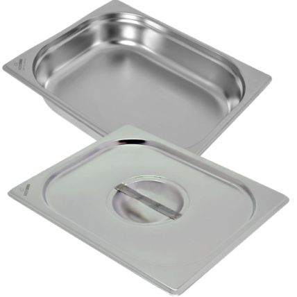 Kit Cuba e Tampa Gastronômica Buffet 1/2GN Profundidade 65mm Compre Conosco