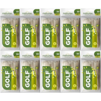 Espeto De Bambu Tipo Golf 15cm 1000 Unidades Natural Produtos