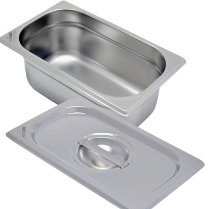 Kit Cuba e Tampa Gastronômica Buffet 1/4GN Profundidade 100mm Compre Conosco