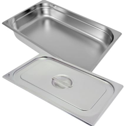 Kit Cuba e Tampa Gastronômica Buffet 1/1GN Profundidade 100mm Compre Conosco