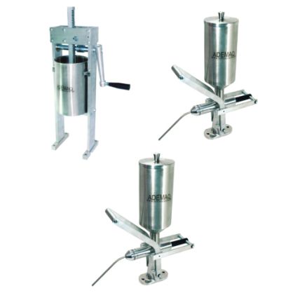 Kit Masseira Fixação na Base e 2 Doceiras 2L Copo em Inox Ademaq