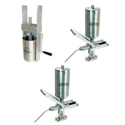Kit Masseira Fixação no Teto e 2 Doceiras 2L Copo em Inox Ademaq