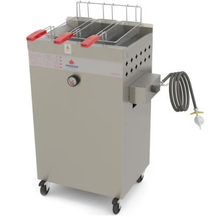 Fritadeira Água e Óleo a Gás 20 Litros PR-2000BPG Progás