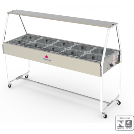 Buffet Térmico 10 Cubas PRB-10 GN Progás 