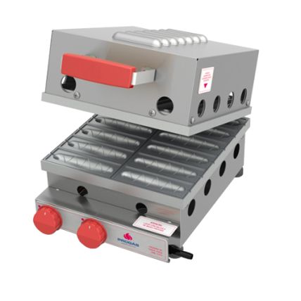 Máquina de Crepe no Palito a Gás 12 Cavidades PRK-120G Progás