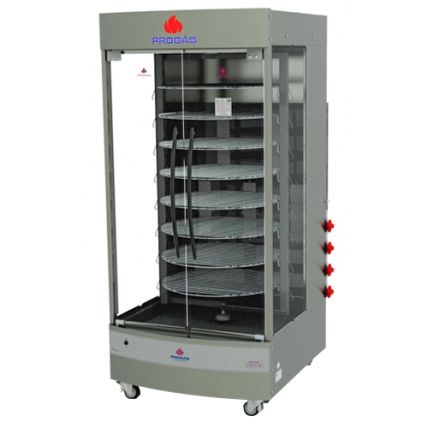 Forno Assador de Frango a Gás Infravermelho 8 Grelhas PRP-482 G4 Progás