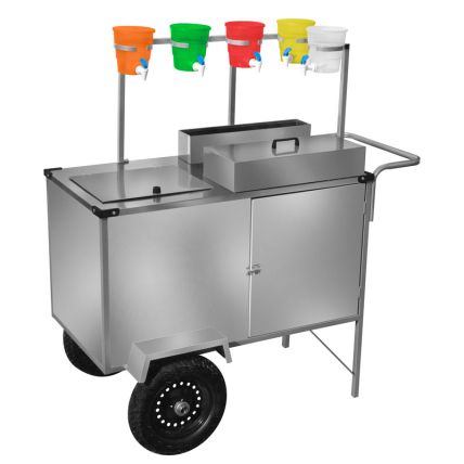 Carrinho De Raspadinha Com Rodas Pneumáticas Cefaz 