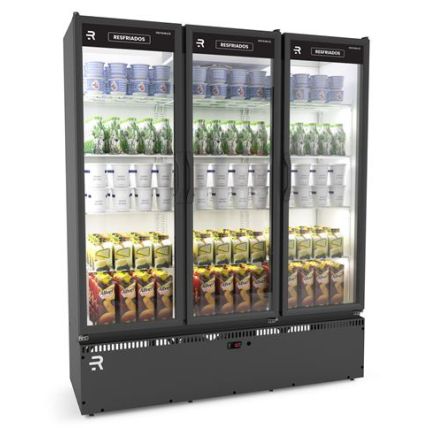 Expositor Auto Serviço Vanguard para Resfriados 3 Portas 220v ASVR3P Refrimate