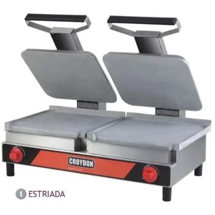 Sanduicheira Dupla Gigante Estriada Gás SDGE-G Croydon 