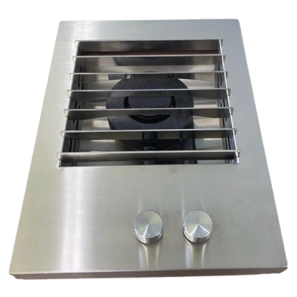 Bifeteira De Embutir 32cm A Gás Linha Prime Aço Inox 304 Guindani