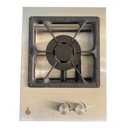 Bifeteira de Embutir 30cm A Gás Linha Platinum Inox 304 Escovado Guindani