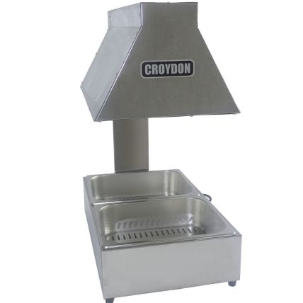 Conservador de Fritura Elétrico 2 Cubas Inox CF2D Croydon