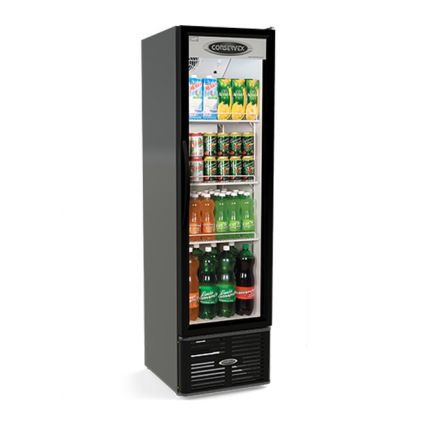 Expositor Refrigerado Vertical 250 litros - Preto Conservex