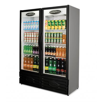 Expositor Refrigerado Vertical 850 litros - Preto Conservex