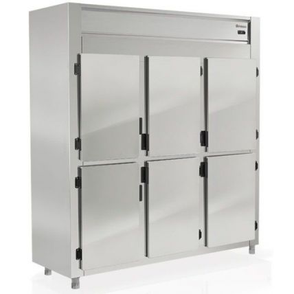 Refrigerador Comercial 6 Portas Inox GREP-6P Gelopar