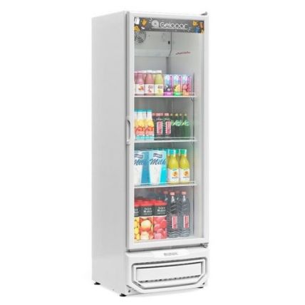 Refrigerador Vertical 1 Porta De Vidro 445 Litros GPTU-50 Gelopar