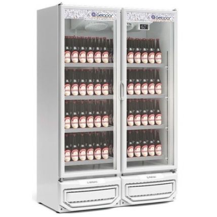 Refrigerador Vertical Conveniência 2 Portas GCBC-950 Gelopar