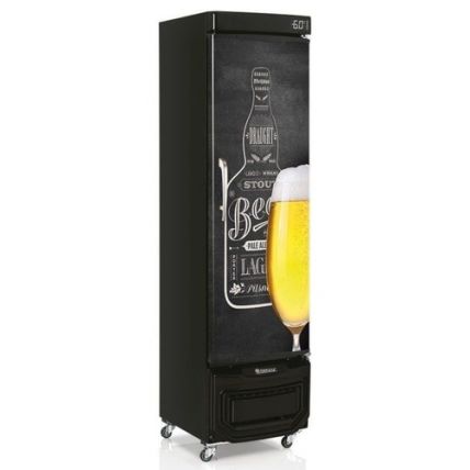 Refrigerador Vertical Para Bebidas Com Porta Adesivada GRB-23E QC Gelopar